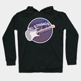 No Strings Attached - Guitar Illustration Hoodie